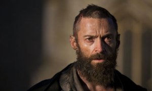 On song  Hugh Jackman as Jean Valjean in Tom Hooper's Les Misérables.