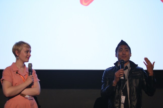 PJ Raval at Q&A for Before You Know it. Photography by Lloyd Smith, courtesy of EIFF.