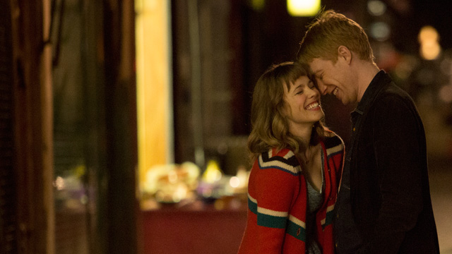 Rachel McAdams and Domhall Gleeson in About Time