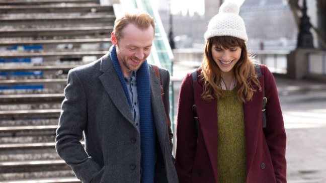 Simon Pegg and Lake Bell in Man Up
